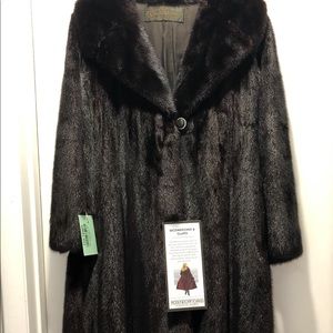BLACK MINK COAT